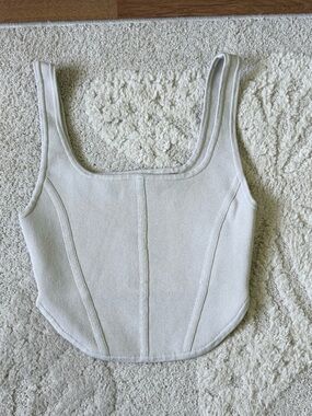 Babaton Sculp knit crop tank